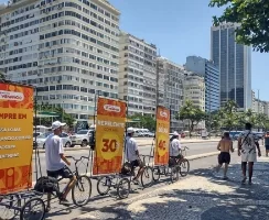 Exemplo de mídia Bikedoor em circulação