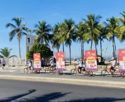 Campanha Bikedoor em circulação urbana